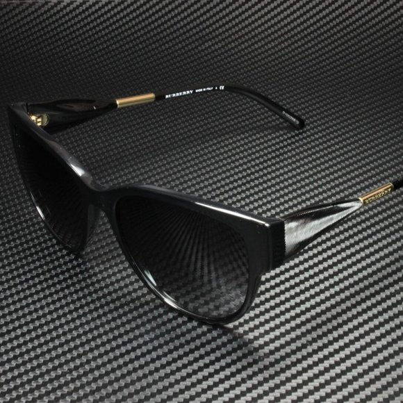 Burberry Black and Grey 56mm Sunglasses